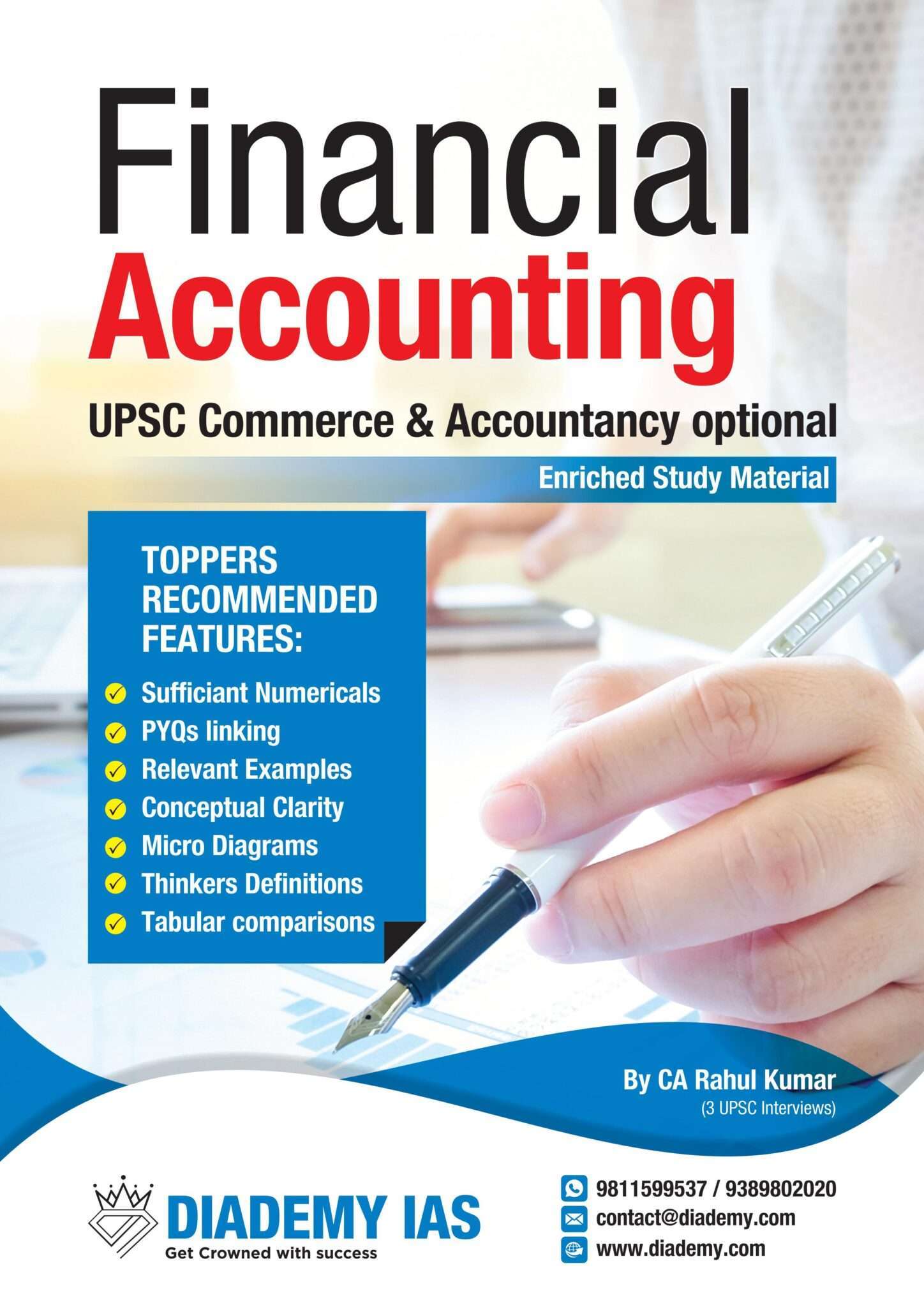 Commerce & Accountancy Optional for UPSC PYQ, Resources & Notes