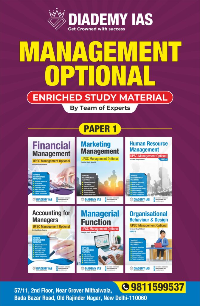Management Optional (Paper 1)