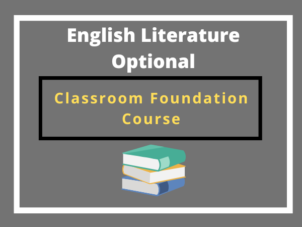 English Literature Optional Foundation Course