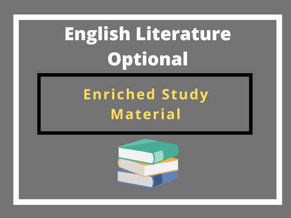 English Literature Optional study material