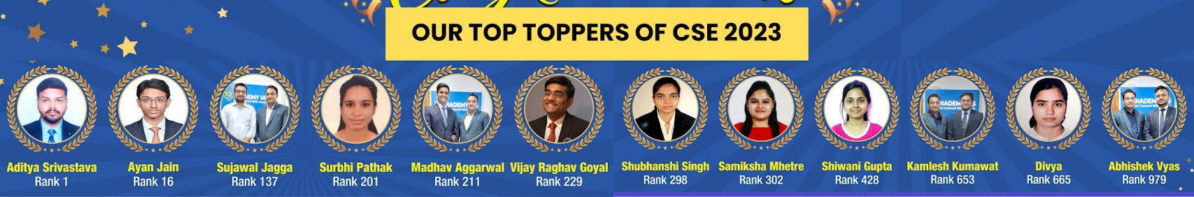 Diademy UPSC Toppers List